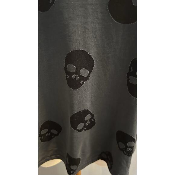 cLEARANCE Evolution And Creation Tank Skulls Liquid knit MD Gothic Witchy Punk - Picture 3 of 7